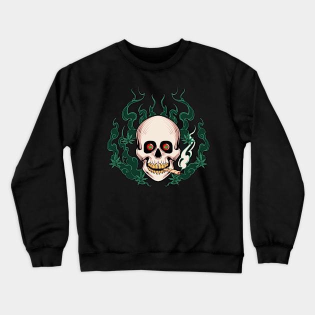 Smoke Weed Crewneck Sweatshirt by S.Y.A